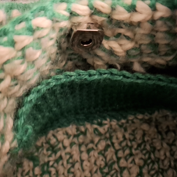 Crocheted Philadelphia Eagles Purse - Picture 4 of 5